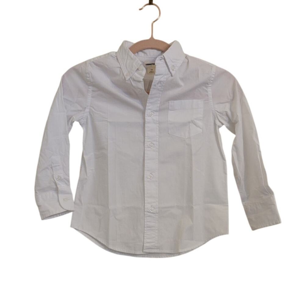 J. Crew Crewcuts Boys Long Sleeve Button-Up Shirt 4/5